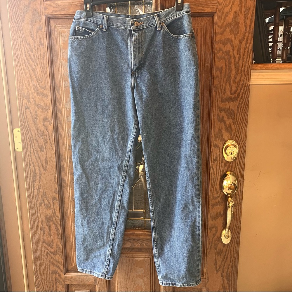 Chic‎ Women's Classic Blue Denim Jeans size 14 100% Cotton